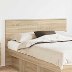 vidaXL Tête de lit Chêne Sonoma 140 cm Bois d'ingénierie