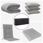 vidaXL Housse de meubles d'extérieur 125 x 32 x 50 cm
