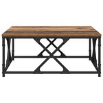 vidaXL Table basse Bois Ancien 70 x 70 x 30 cm Bois d'ingénierie