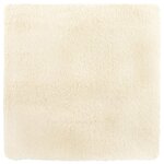 vidaXL Tapis shaggy à poils longs NAVARRA crème 160x160 cm polyester