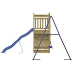 vidaXL Aire de jeux d'extérieur bois de pin imprégné