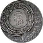Pièce de monnaie en Argent 100 Dollars g 1000 (1 Kg) Millésime 2025 Steampunk SCIENCE LAB (PRÉCOMMANDE)