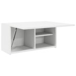 vidaXL Armoire murale de bain blanc 60x25x30 cm bois d'ingénierie