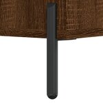 vidaXL Meuble TV chêne marron 102x36x50 cm bois d'ingénierie