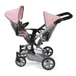 Bayer Chic 2000 690-15 - Poussette de poupée Linus Duo Mélange gris-rose