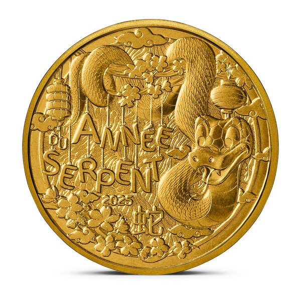 Année du serpent Monnaie de 1/4€