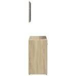 vidaXL Ensemble de meubles de salle de bain 2 Pièces chêne sonoma
