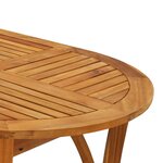 vidaXL Table de jardin 150x90x75 cm Bois d'acacia solide