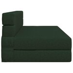 vidaXL Canapé-lit pliable Vert foncé 152 x 86 5 x 60 cm Tissu