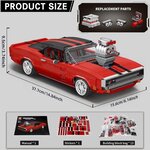 Mould King 10112 - Chargeur Muscle Car