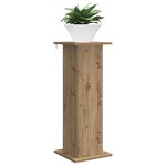vidaXL Support de Plante Chêne artisanal 30 5 x 30 x 80 5 cm