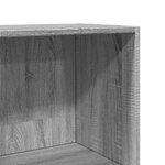 vidaXL Bibliothèque sonoma gris 40x30x114 cm bois d'ingénierie