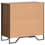 vidaXL Buffet chêne marron 79 5x35 5x74 5 cm bois d'ingénierie