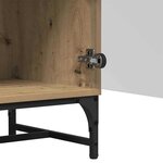 vidaXL Haut Armoire chêne artisanal 35 x 37 x 117 cm Bois d'ingénierie