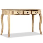 vidaXL Table console Bois de manguier massif 120 x 50 x 80 cm