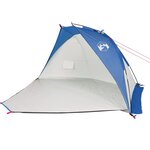 vidaXL Tente de plage bleu azuré 268x223x125 cm 185T polyester