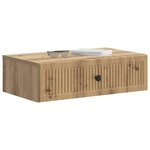 vidaXL Table d'appoint murale 59 x 34 5 x 17 cm Bois d'ingénierie