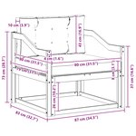 vidaXL Sofa de milieu extérieur Polyester Blanc