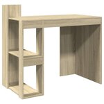 vidaXL Bureau chêne sonoma 103 5x56 5x94 cm bois d'ingénierie