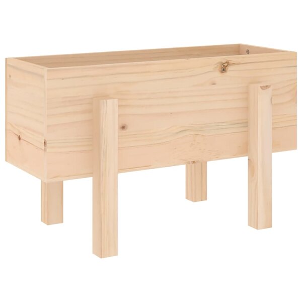 vidaXL Jardinière 62x30x38 cm bois massif de pin