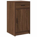 vidaXL Table de Toilette avec tiroir 2 Pièces Marron 50 x 41 x 135 cm