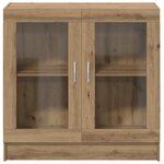 vidaXL Bibliothèque chêne artisanal 82 5x30 5x80 cm bois d'ingénierie