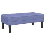 vidaXL Ensemble de Canapés 2 Pièces Bleu denim 173 x 131 x 67 cm tissu