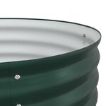 vidaXL Jardinière surélevée Vert 240 x 80 x 44 cm Acier