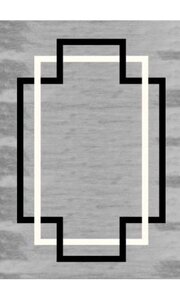 Tapis de salon PROFIL 120 x 180 cm - Gris