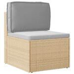 vidaXL Coussin de palette pour dossier gris 60 x 40 x 12 cm  tissu Oxford