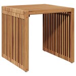 vidaXL Table d'appoint de jardin 45x42 5x45 cm en bois massif de teck