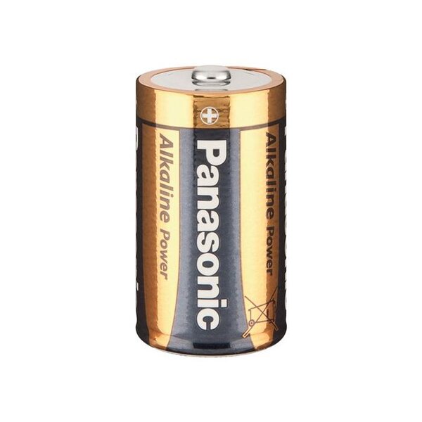 Lot de 2 Piles Alcaline Power LR20/D (Mono) 1,5 V PANASONIC