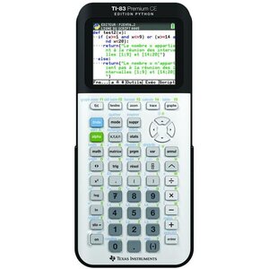 Calculatrice Texas Instrument TI-83 Premium CE Python