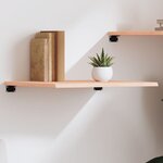 vidaXL Étagère murale 60x50x2 cm bois de chêne massif non traité