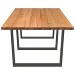 vidaXL Table à manger 320x120x74 cm bois de chêne massif rectangulaire