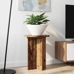 vidaXL Support de Plante 2 pièces Bois ancien Ø29 5 x 40 cm