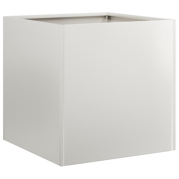 vidaXL Jardinière 40x40x40 cm acier inoxydable