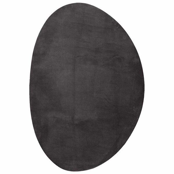 vidaXL Tapis HUARTE Anthracite 140 x 200 cm Polyester