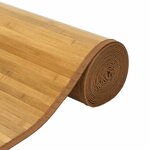 vidaXL Tapis rectangulaire naturel 80x1000 cm bambou