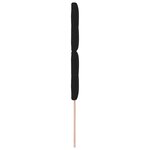 Headboard LED vidaXL Noir 90 cm Tissu