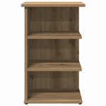 vidaXL Buffet chêne artisanal 35x35x55 cm bois d'ingénierie