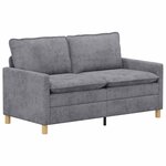 vidaXL Canapé Gris clair 156 x 81 x 87 5 cm Polyester