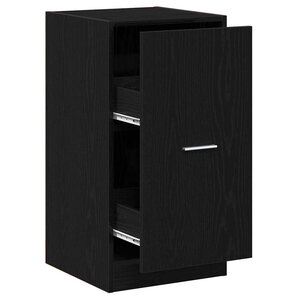 vidaXL Cabinet de Pharmacie Chêne noir 40 x 41 x 77.5 cm