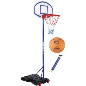 Hudora 71570/622/6146 - Ensemble Panier de Basket Hornet 205 Ballon et pompe