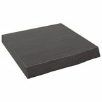 vidaXL Étagère murale marron foncé bois chêne massif traité