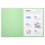 Paquet de 100 chemises Foldyne 180 Vert pré EXACOMPTA