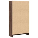 vidaXL Bibliothèque chêne marron 60x24x109 cm bois d'ingénierie