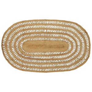 vidaXL Tapis de surface Naturel 205 x 305 cm Jute