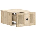 vidaXL Cabinet de chevet mural Chêne Sonoma 33 x 34 5 x 20 cm