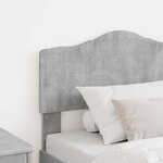 vidaXL Tête de lit Gris béton 80 cm Bois d'ingénierie